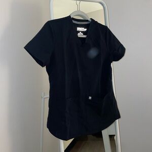 Black scrub top